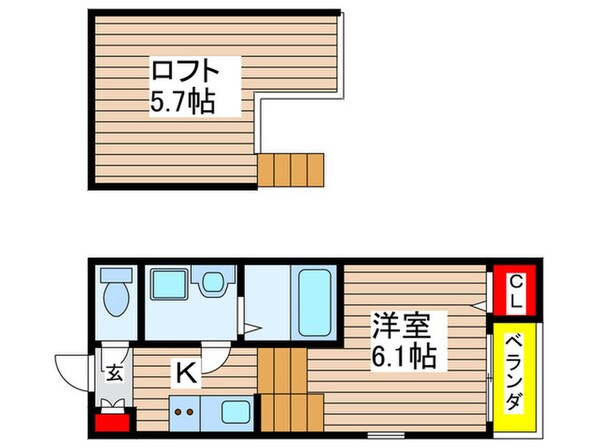 ハーモニーテラス八剱町の物件間取画像